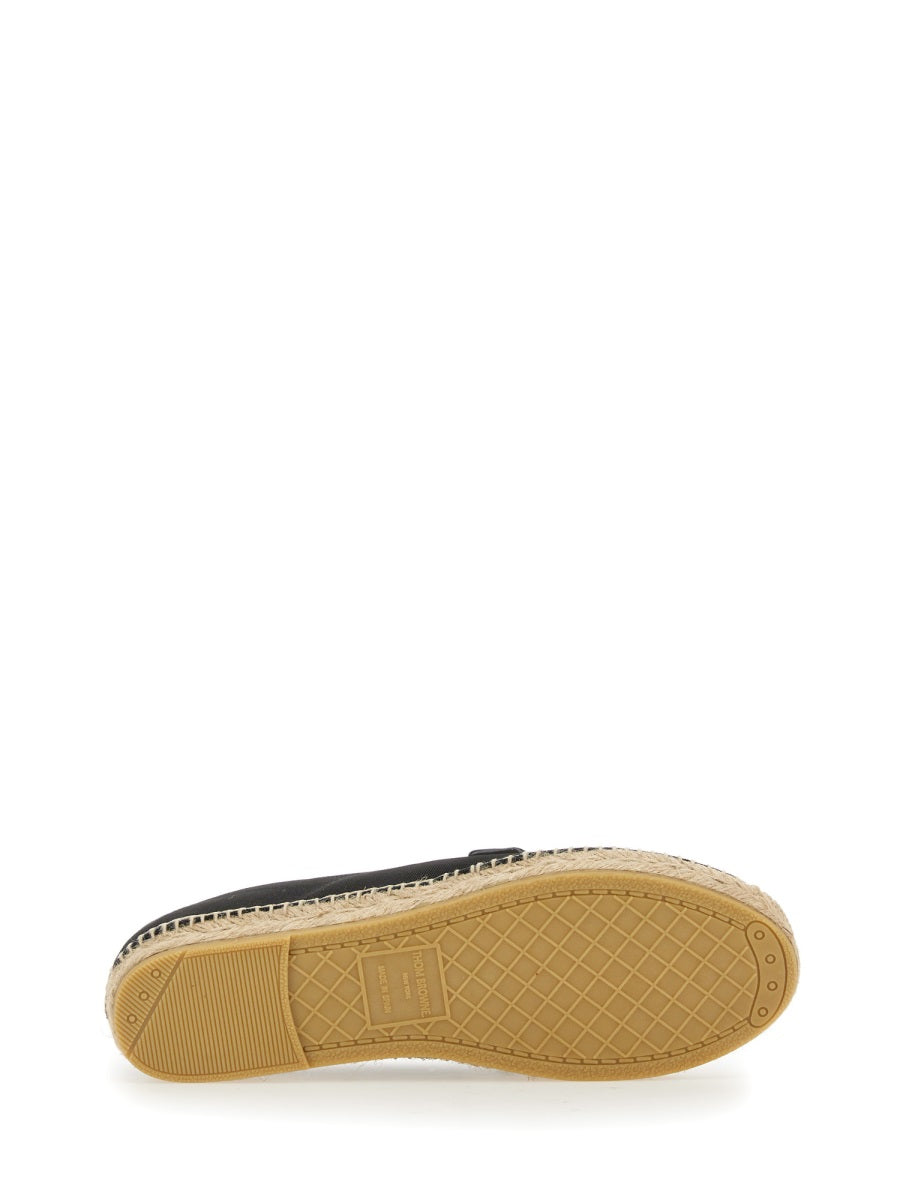 THOM BROWNE Espadrille Penny Varsity Slip-Ons