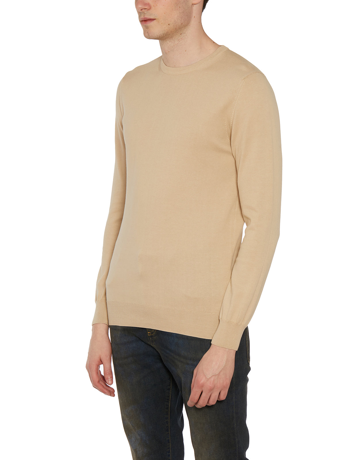 DANIELE ALESSANDRINI Crew Neck Men's Sweater Size 48