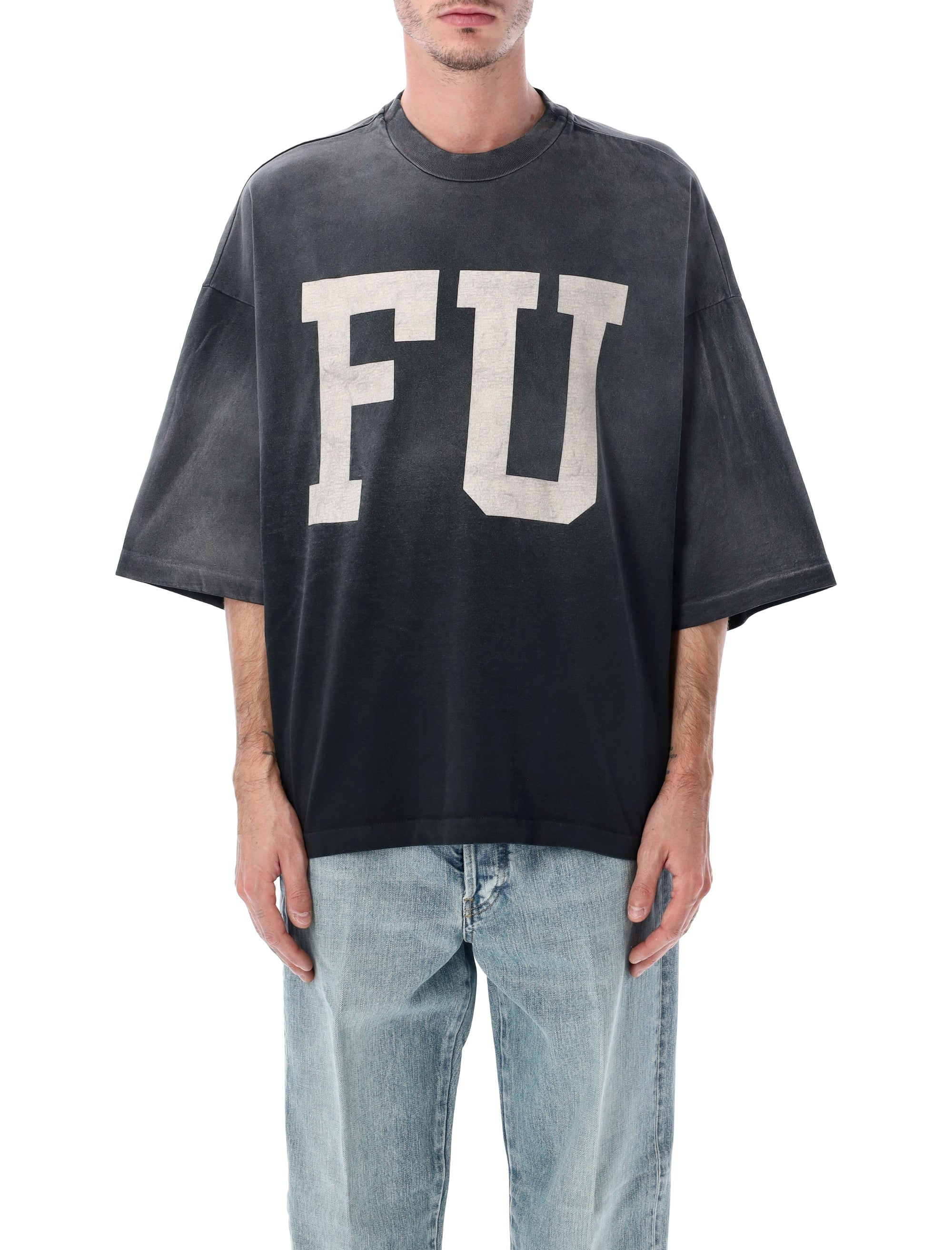 FEAR OF GOD Oversized Educational Graphic T-Shirt - Size L