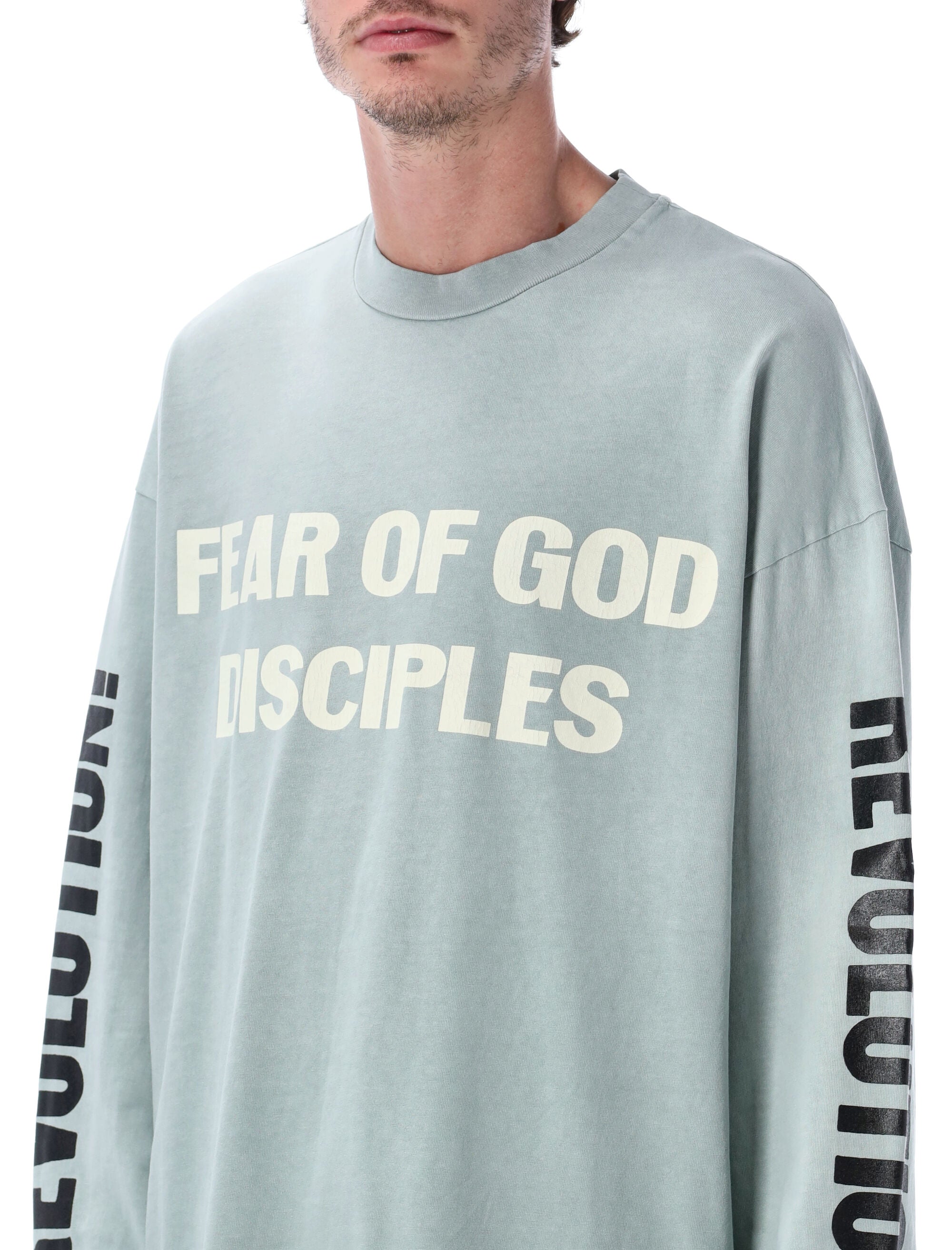 FEAR OF GOD Relaxed Disciple Long Sleeve T-Shirt - Size L