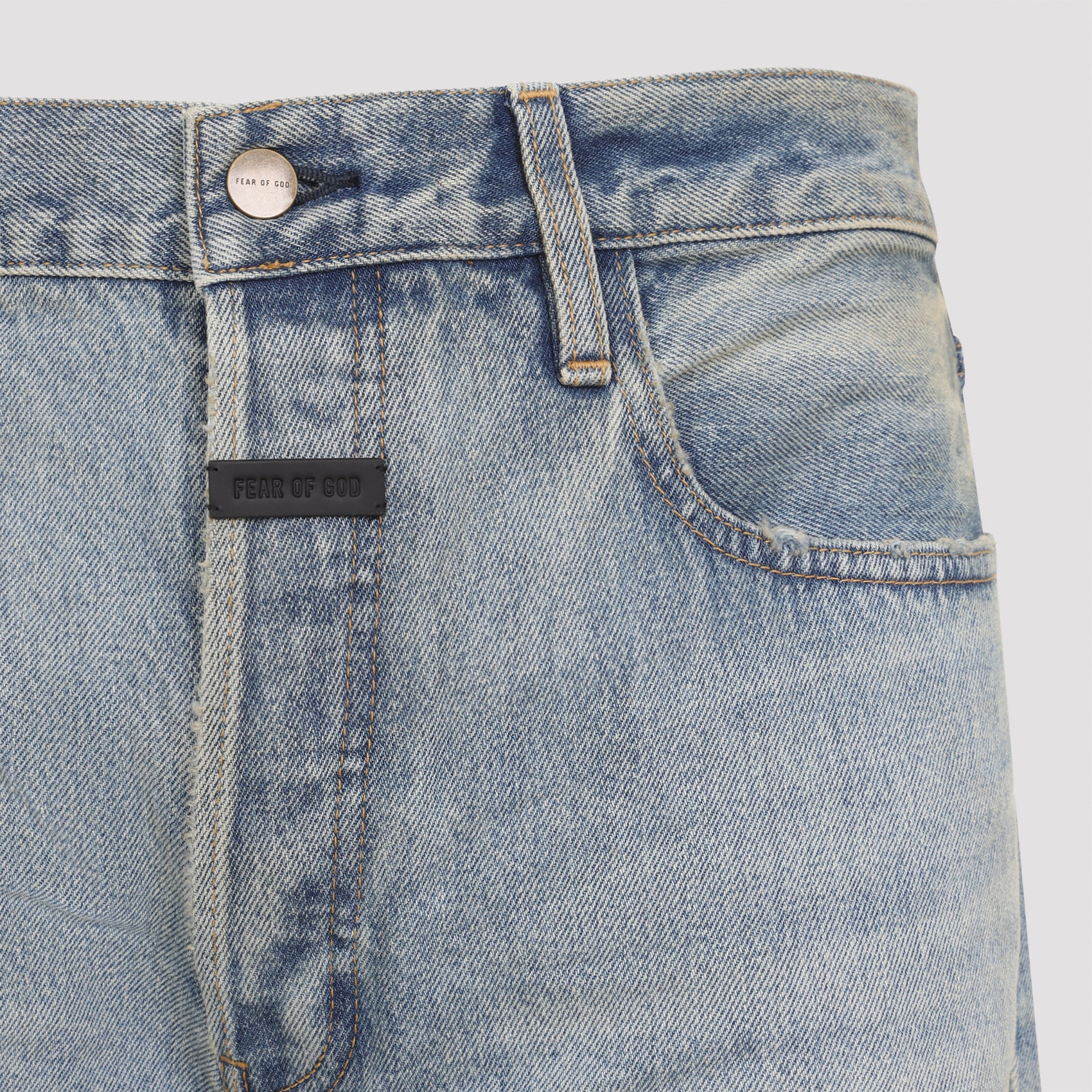 FEAR OF GOD Men's Straight 5 Pocket Jeans
