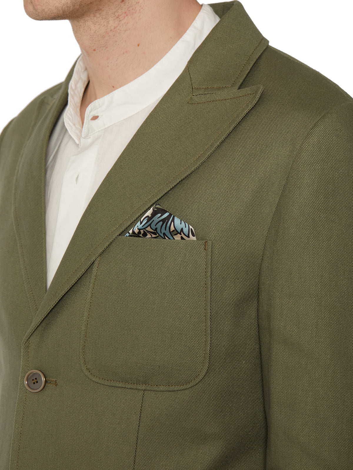 DANIELE ALESSANDRINI Single-Breasted Linen Cotton Jacket - Size 48