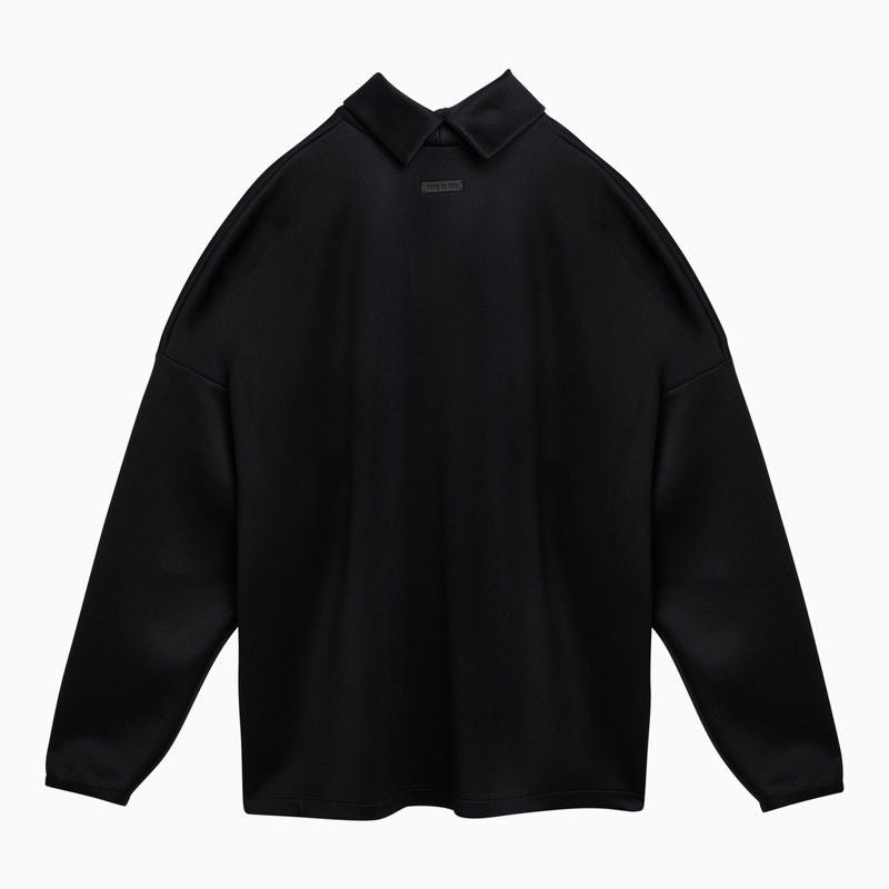 FEAR OF GOD Split High Neck Long Sleeve Top