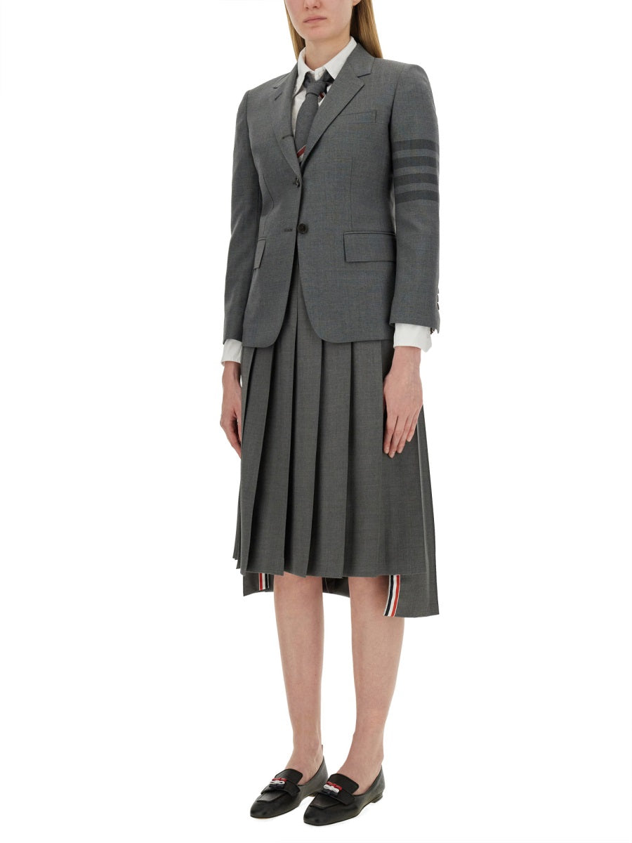 THOM BROWNE Pleated Midi Skirt - Size 40