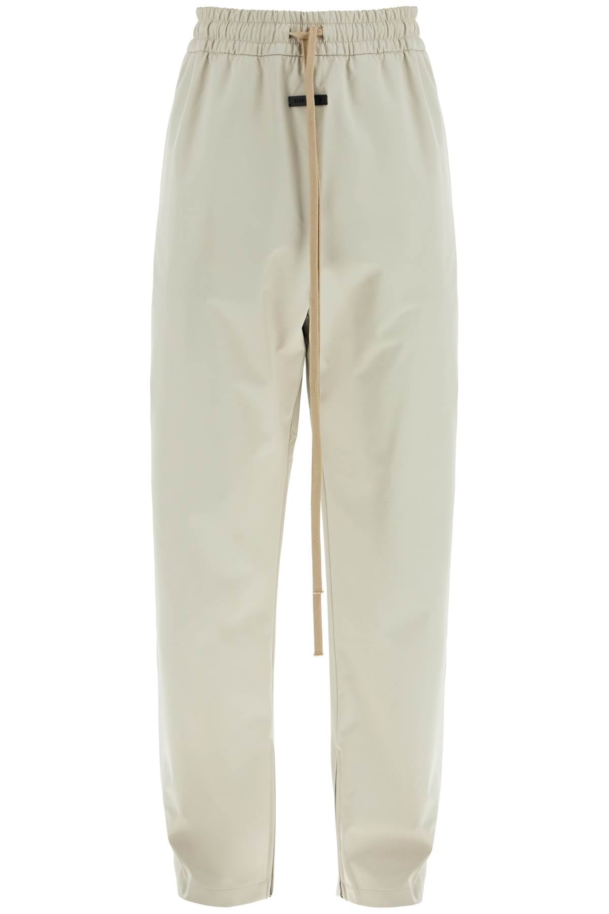 FEAR OF GOD Men's Nylon Blend Trousers with Drawstring Waist