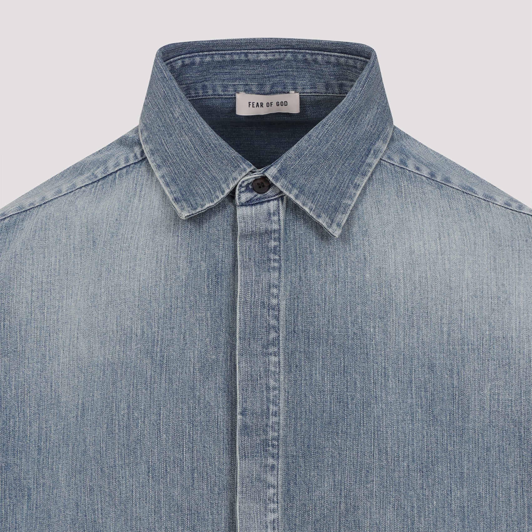 FEAR OF GOD Faded Denim Effect Shirt for Men