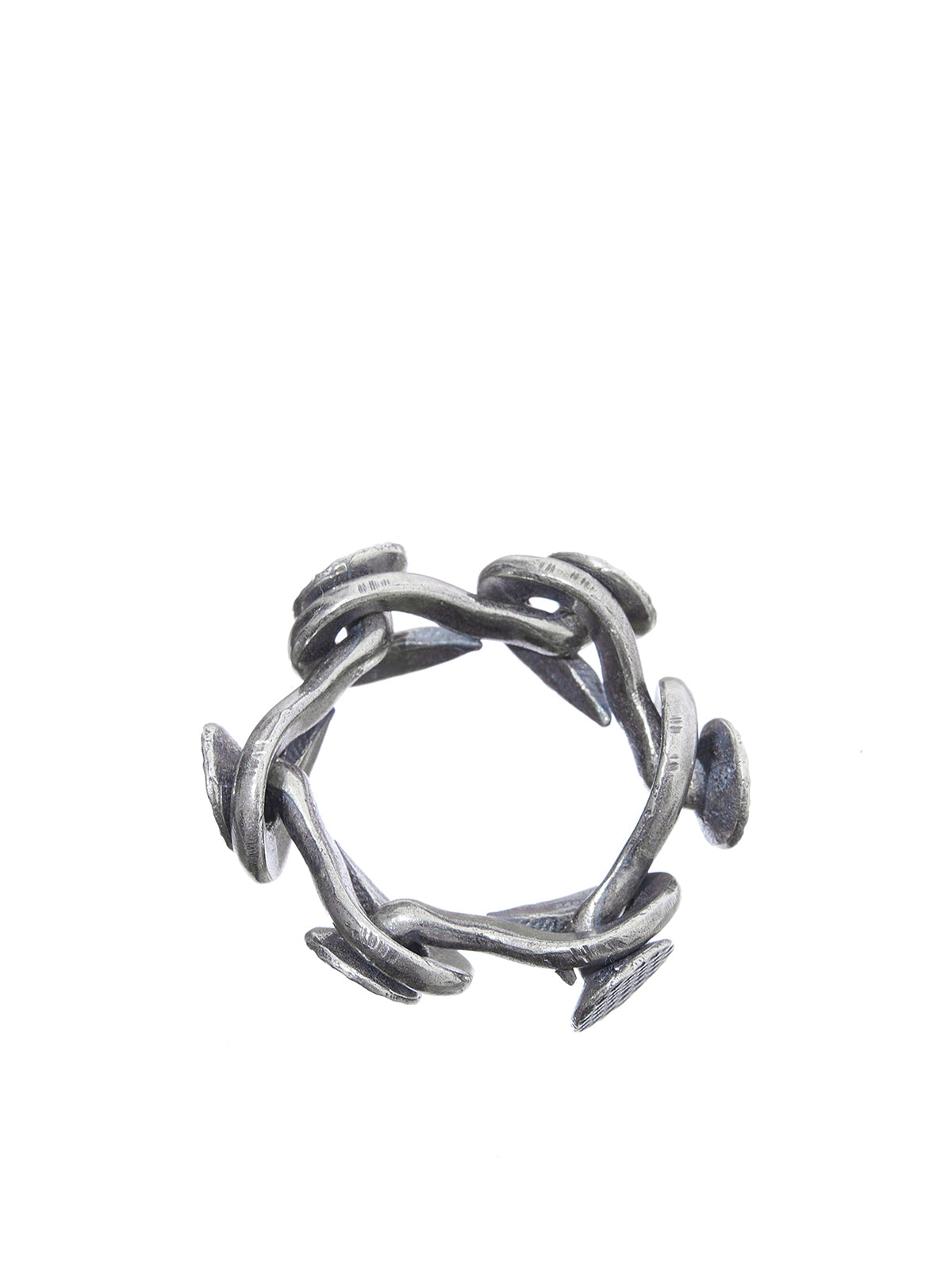 GUIDI Men's Silver Ring