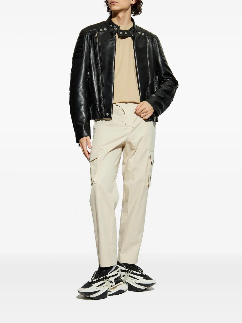 BALMAIN Logo-Printed Crew Neck Tee