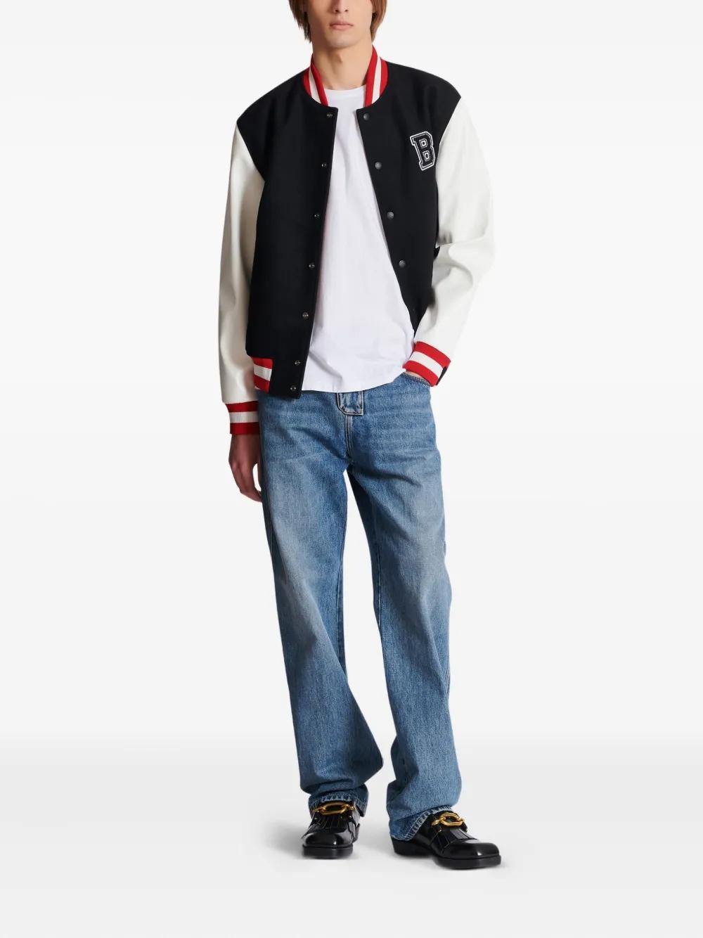 BALMAIN Men's Essential Cotton T-Shirt with Embroidered Logo