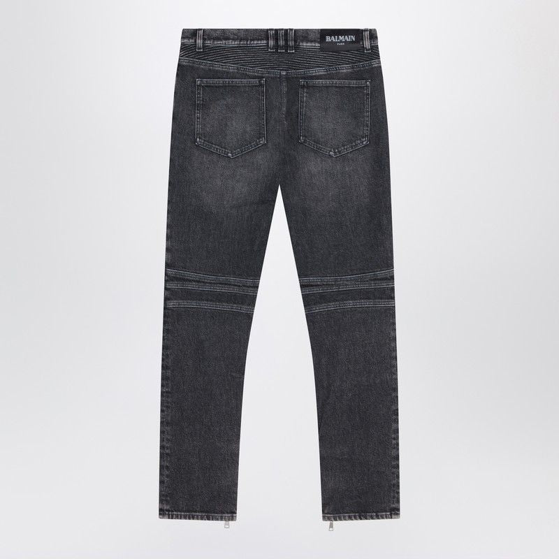 BALMAIN Slim Biker Jeans