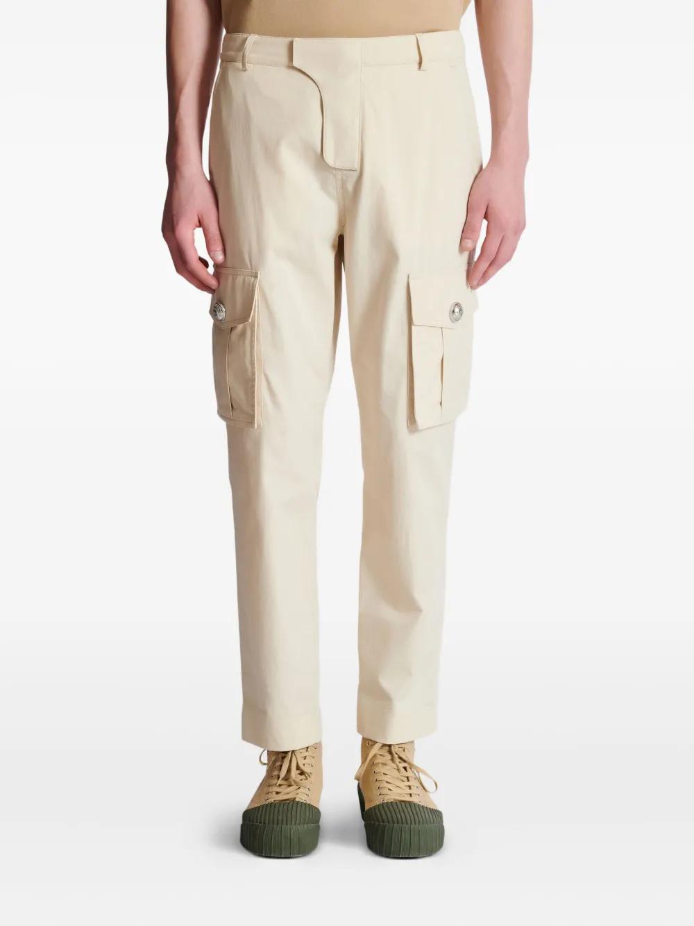 BALMAIN Utility Pants - Straight Leg Casual Fit