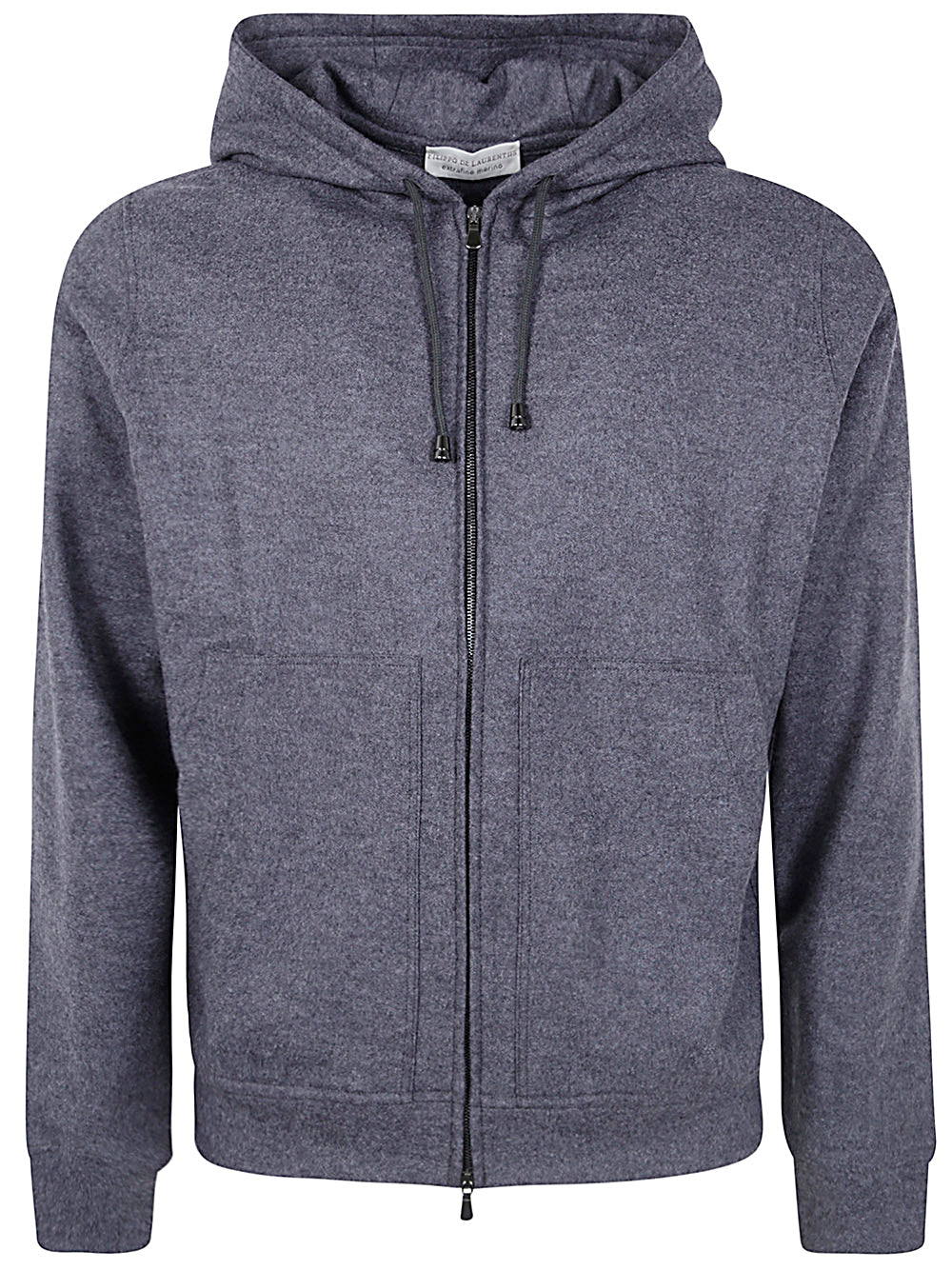 FILIPPO DE LAURENTIIS Long Sleeve Hoodie Full Zip