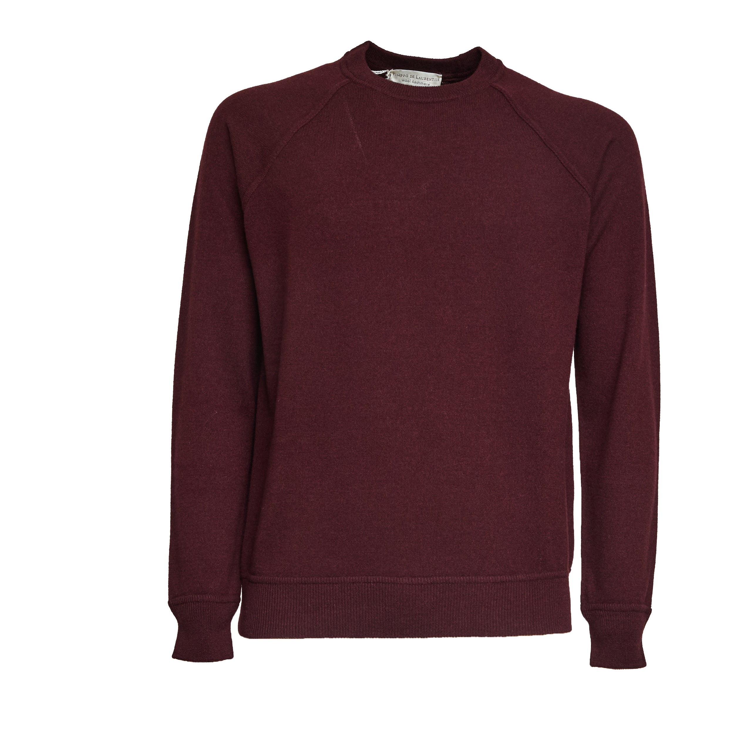 FILIPPO DE LAURENTIIS Cozy Wool and Cashmere Crew Neck Sweater for Men