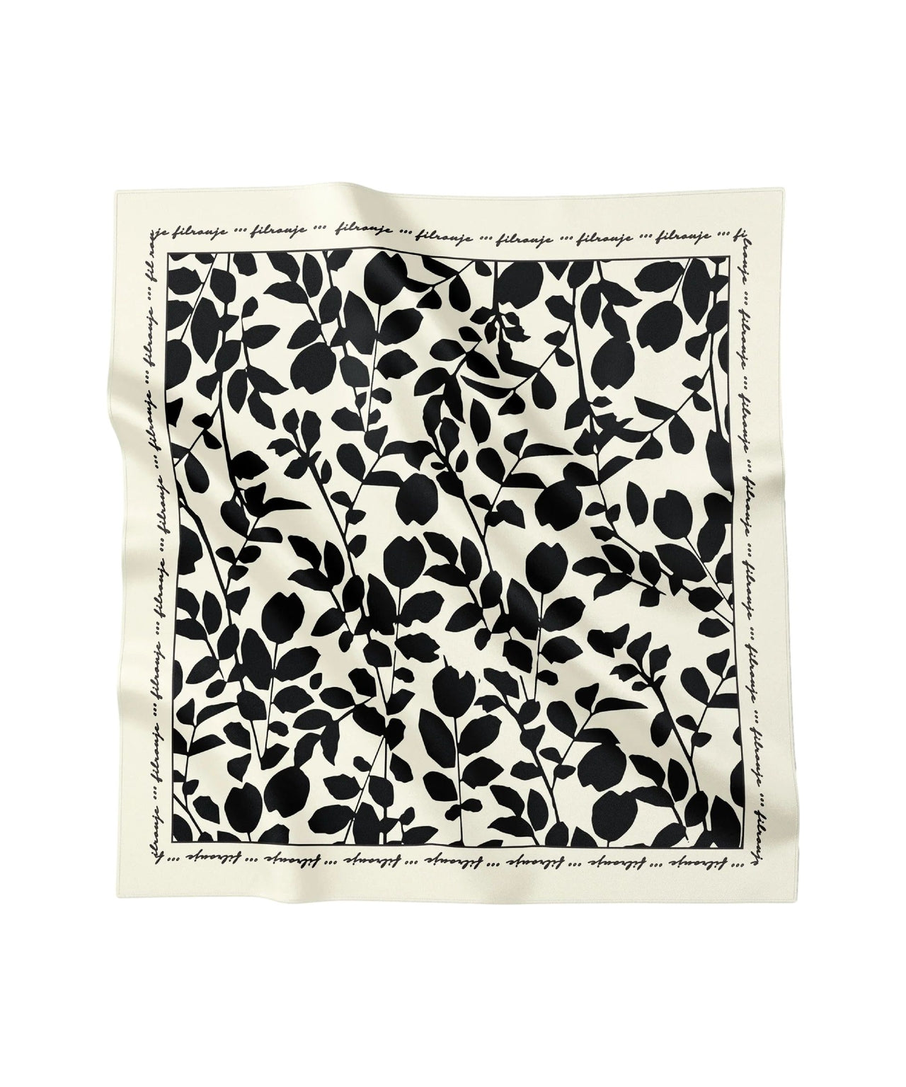 FIL ROUJE Silk Scarf 'Winona' - 88 x 88 cm