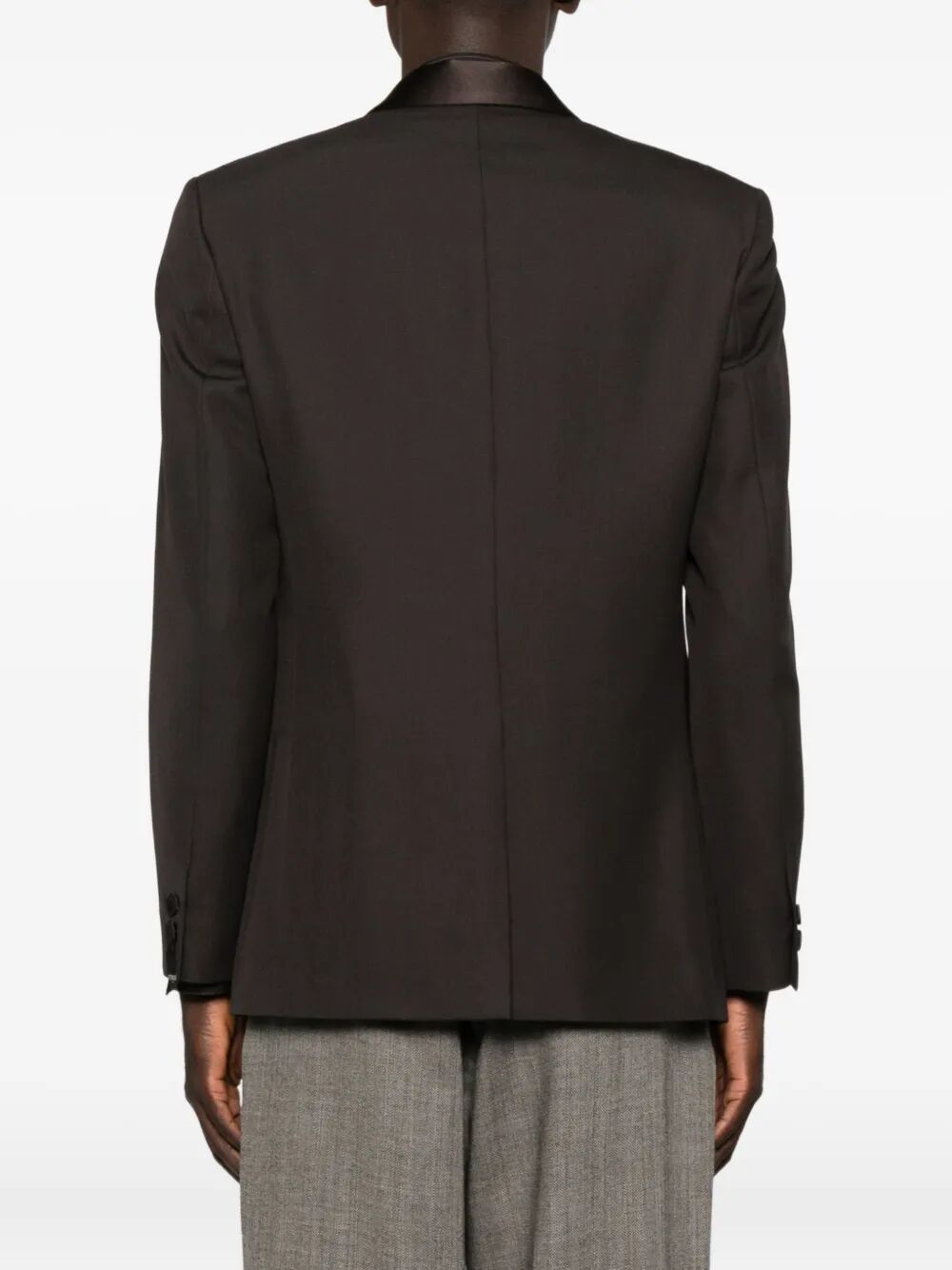 FENDI Tailored Crepe Wool Blazer