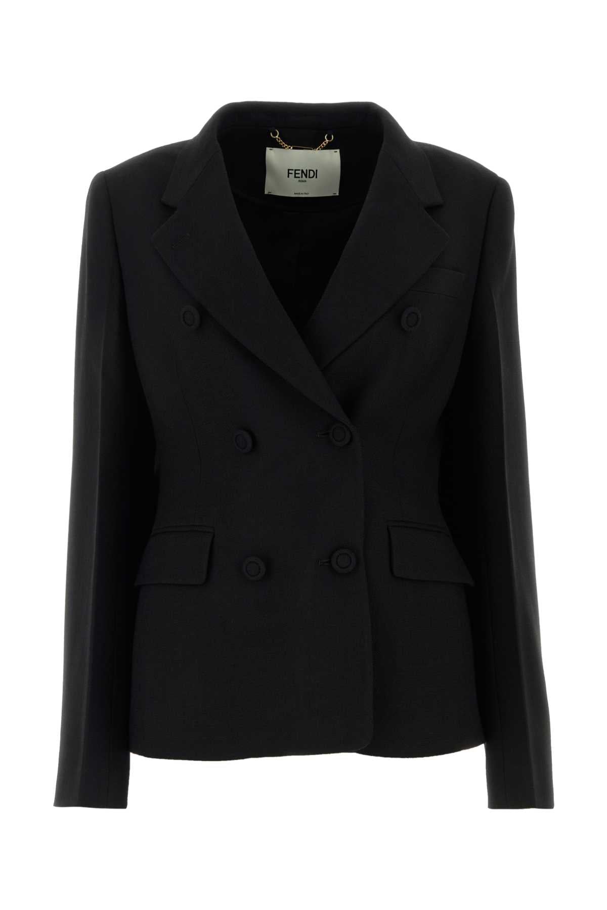 FENDI Wool Blend Mini Blazer Collaboration with Stefano Pilati