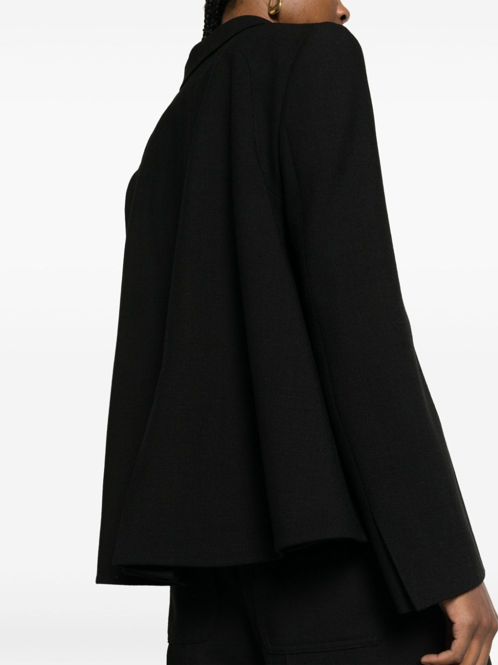 FENDI Double-Breasted Wool Blazer Jacket