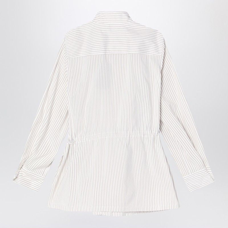 FENDI Striped Cotton and Silk Blouson for Women