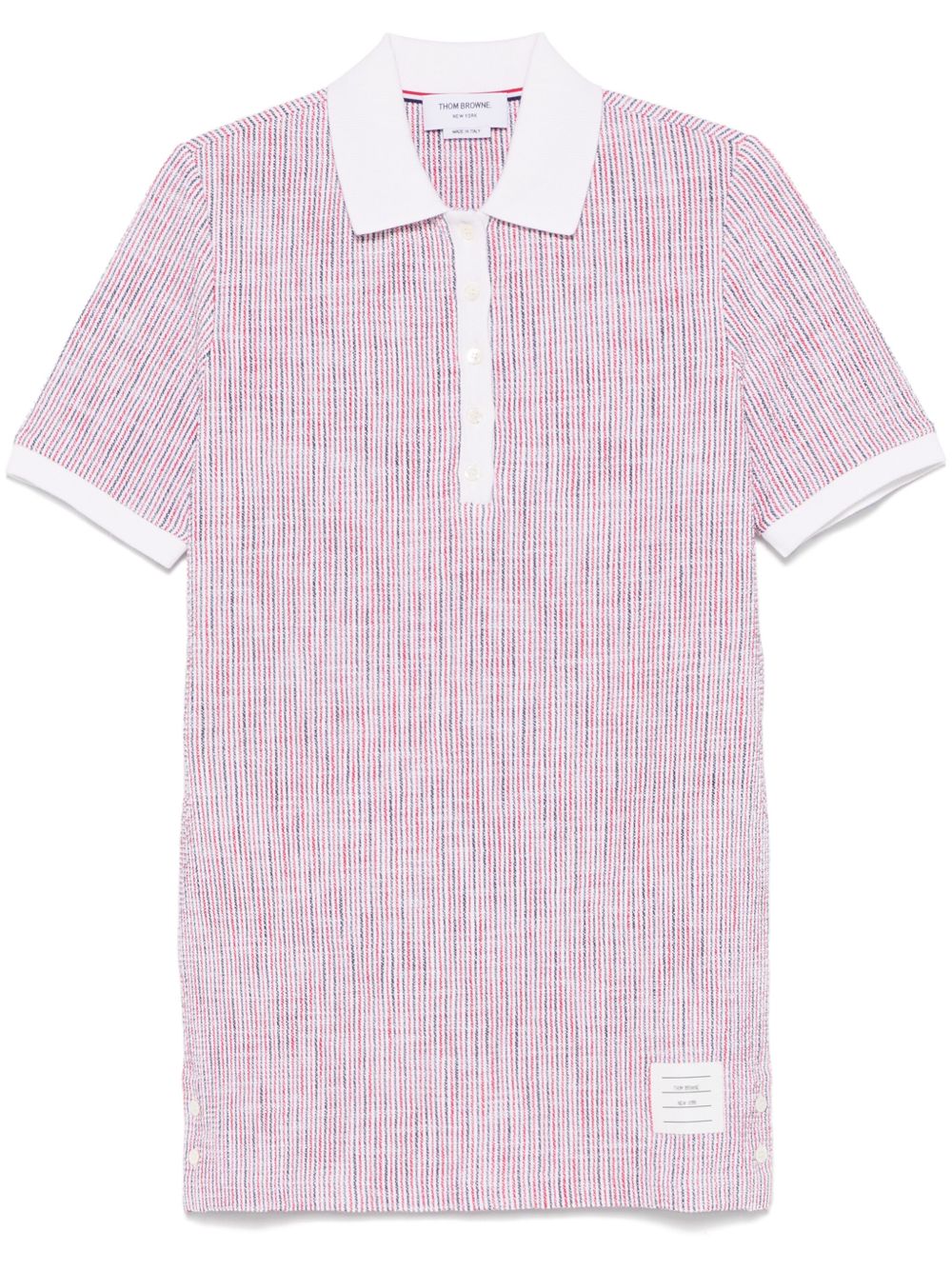 THOM BROWNE RWB Cotton Polo Dress for Women