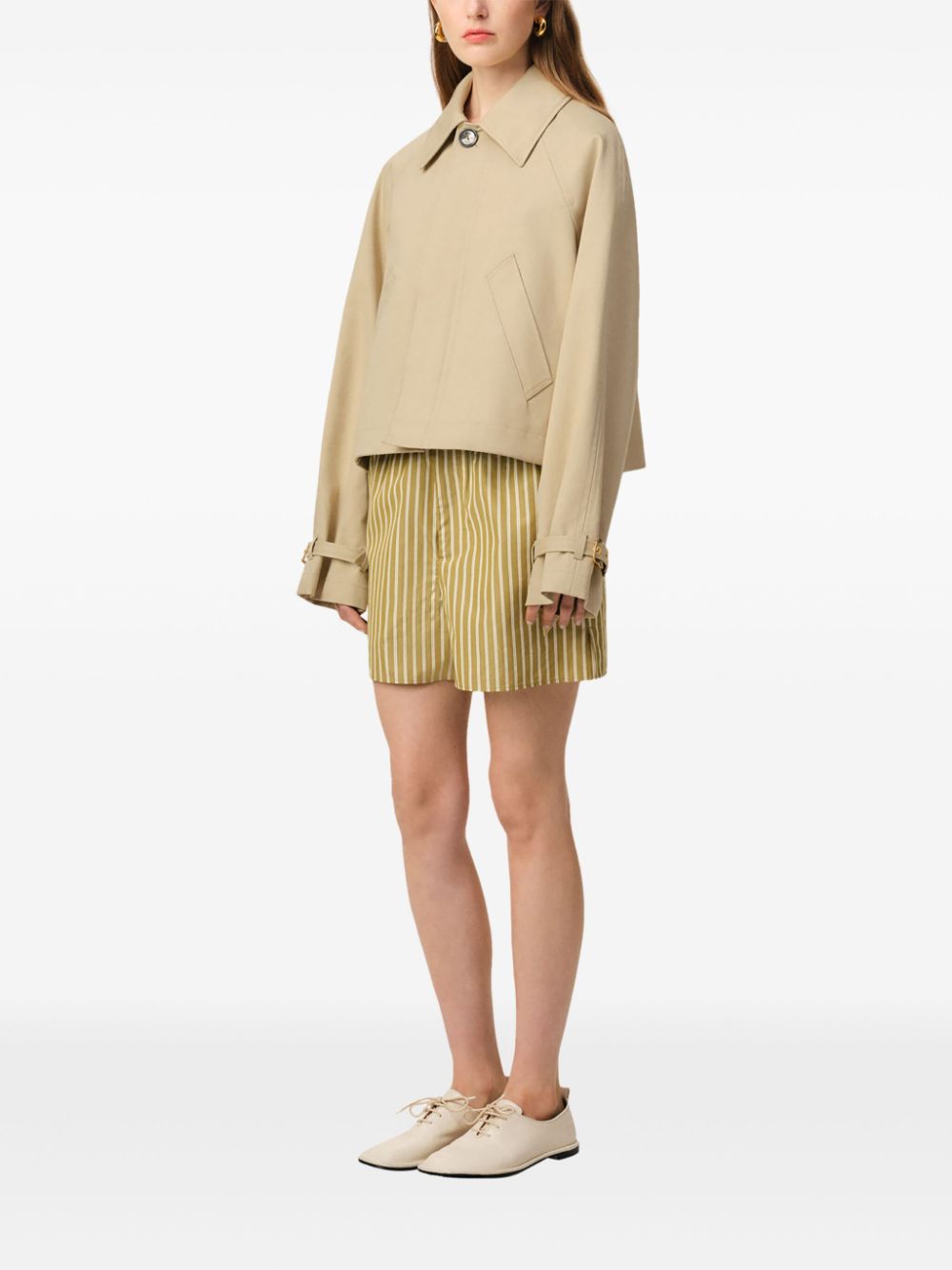 AMI PARIS Elegant Women's Jacket with Gold Details