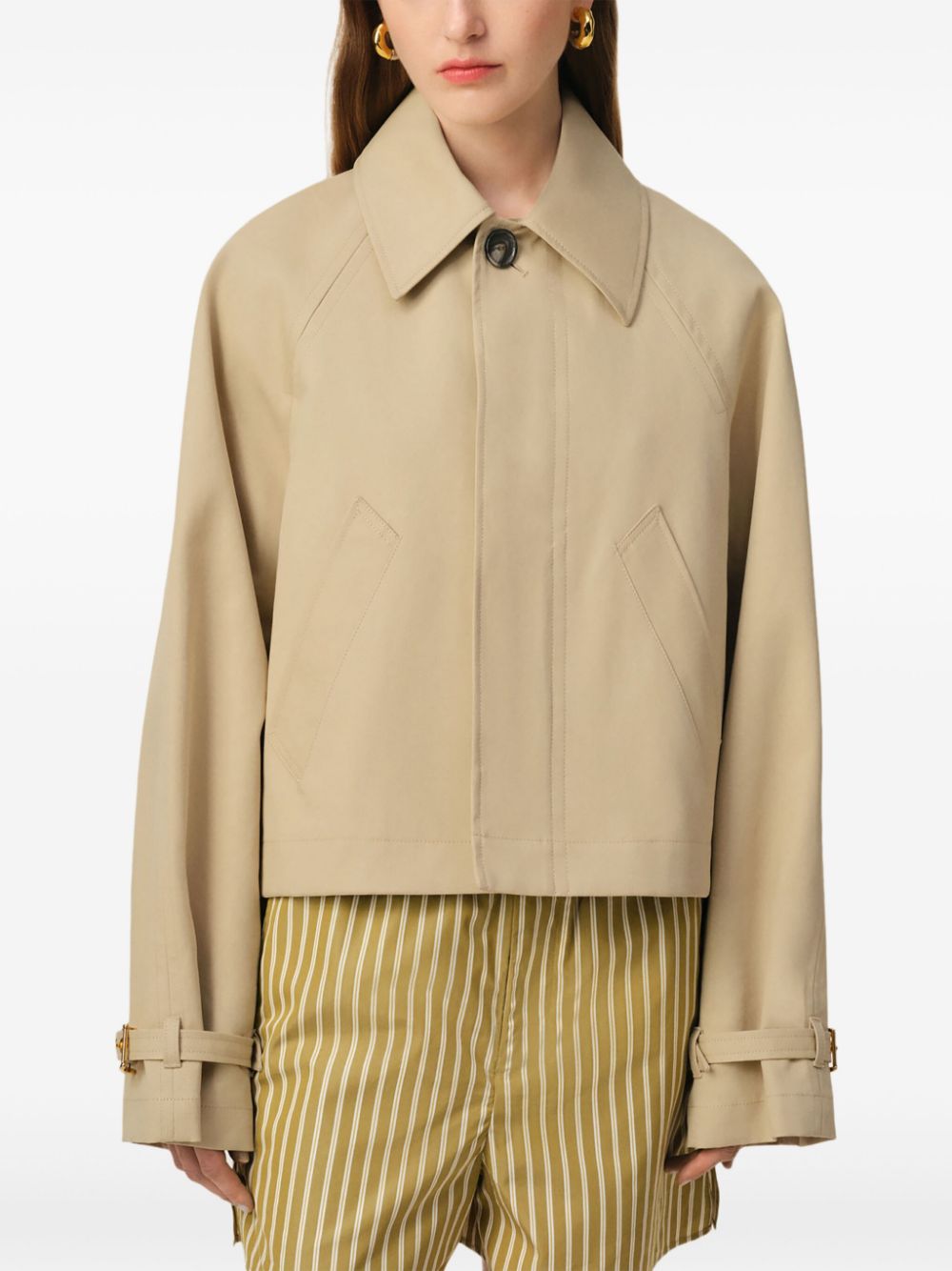 AMI PARIS Elegant Women's Jacket with Gold Details