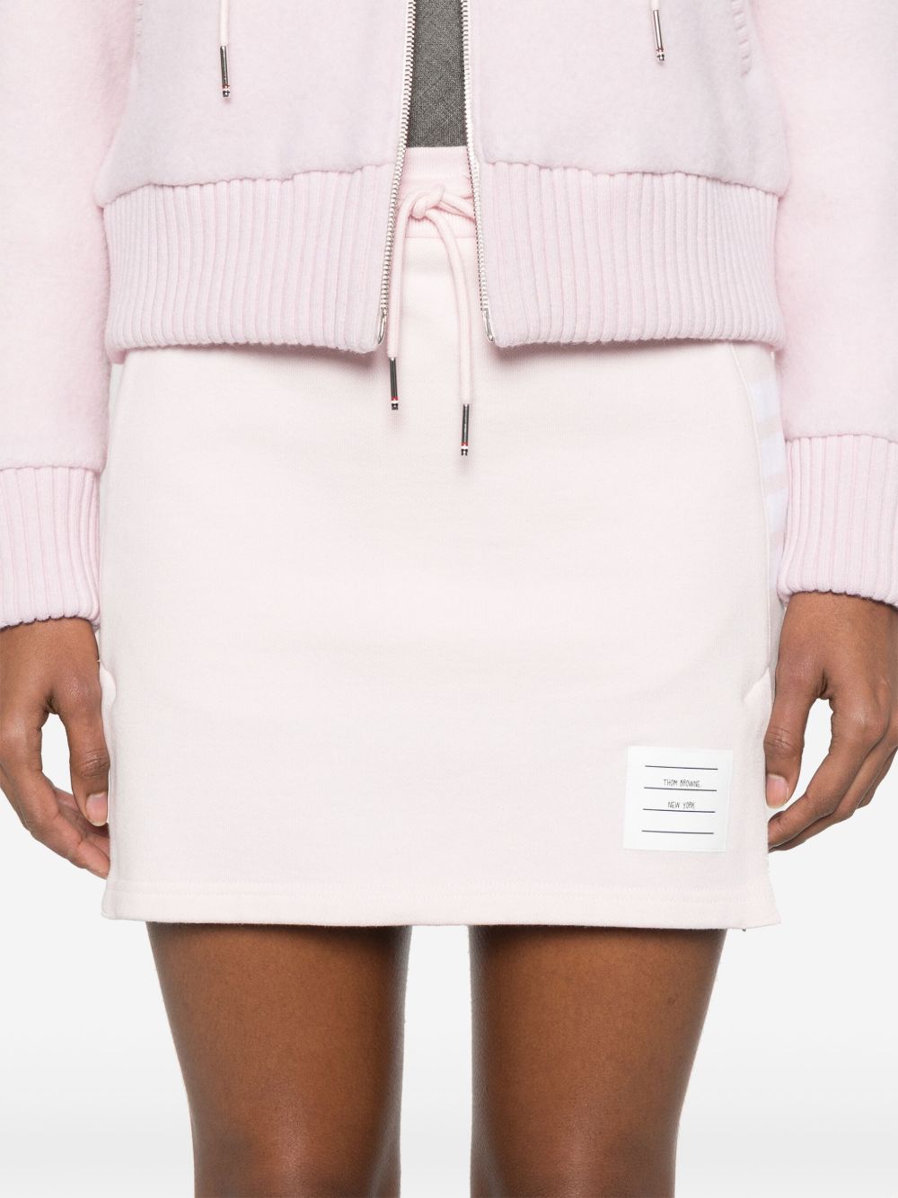 THOM BROWNE Women's Mini Skirt with 4-Bar Detail