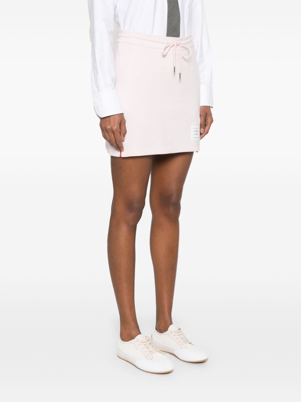 THOM BROWNE Women's Mini Skirt with 4-Bar Detail