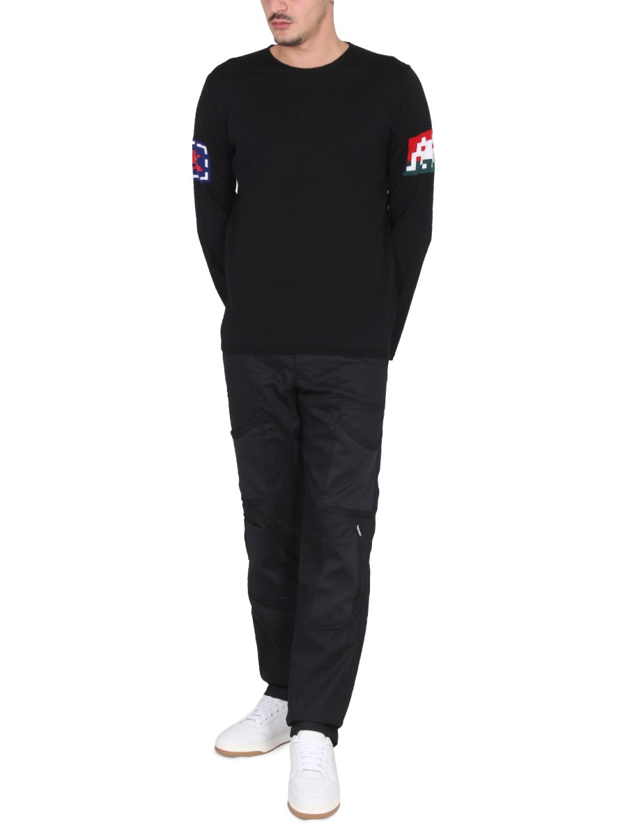 COMME DES GARÇONS SHIRT Regular Fit Wool T-Shirt