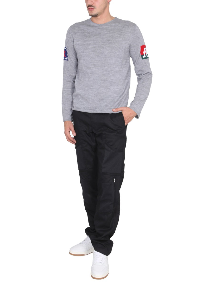 COMME DES GARÇONS SHIRT Modern Regular Fit Wool T-Shirt