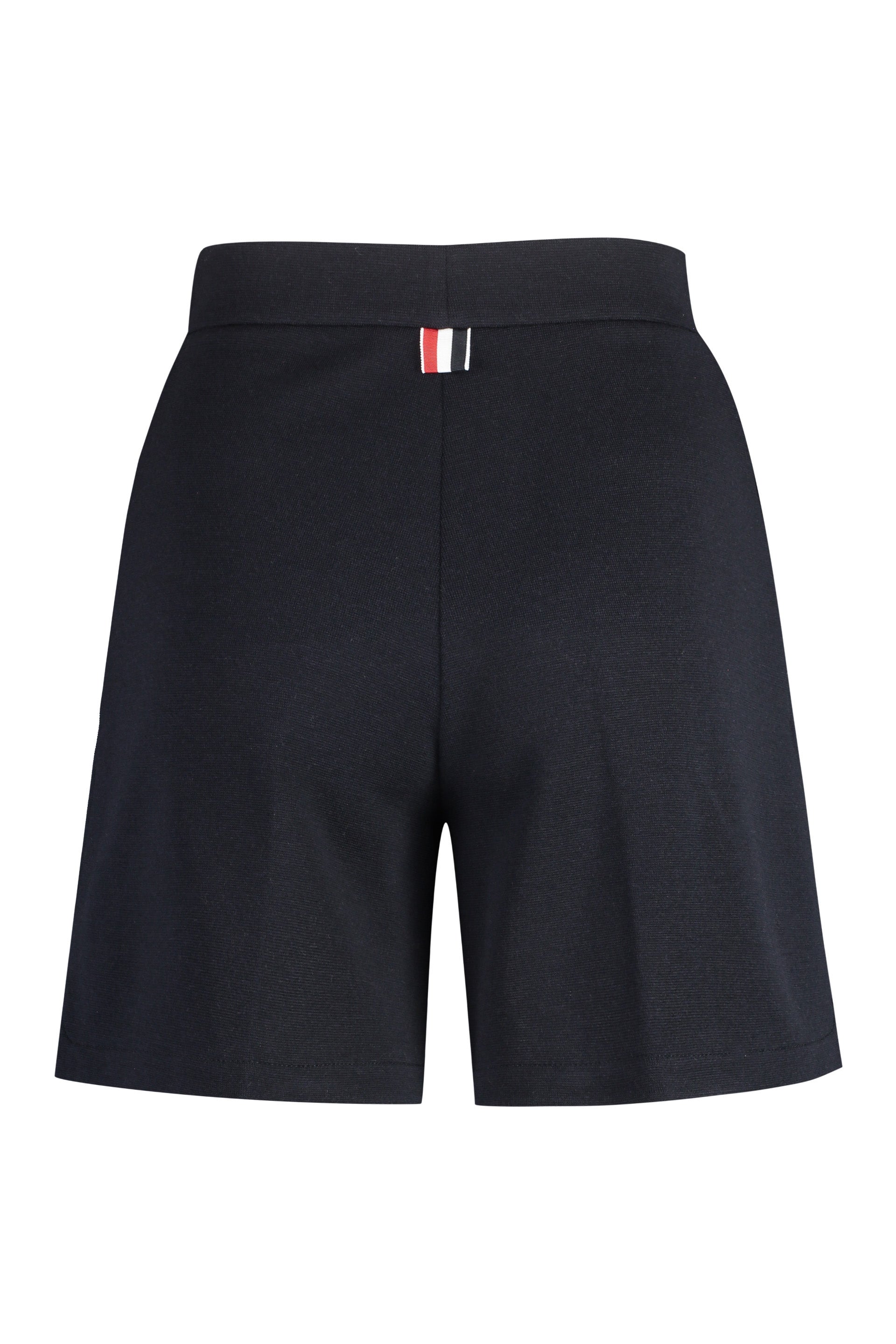 THOM BROWNE High Waisted Wool Shorts for Women - SS24 Collection