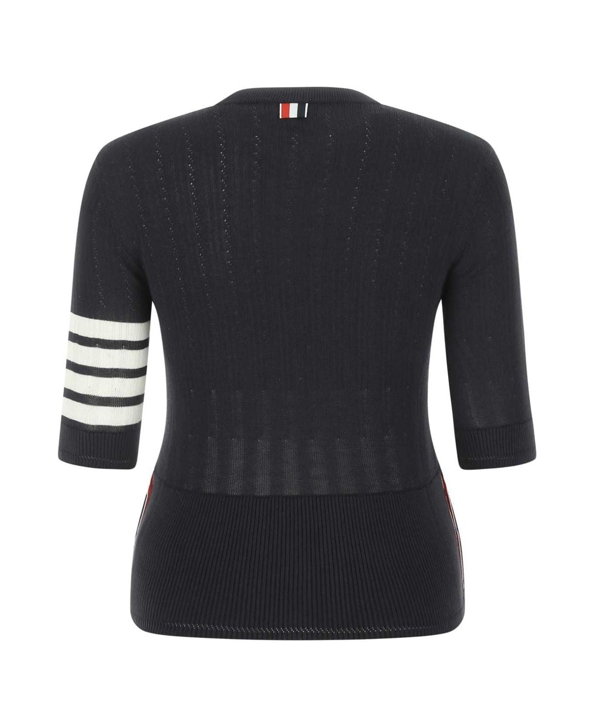 THOM BROWNE Fine Mesh Rib Stitch Women's Knit Sweater