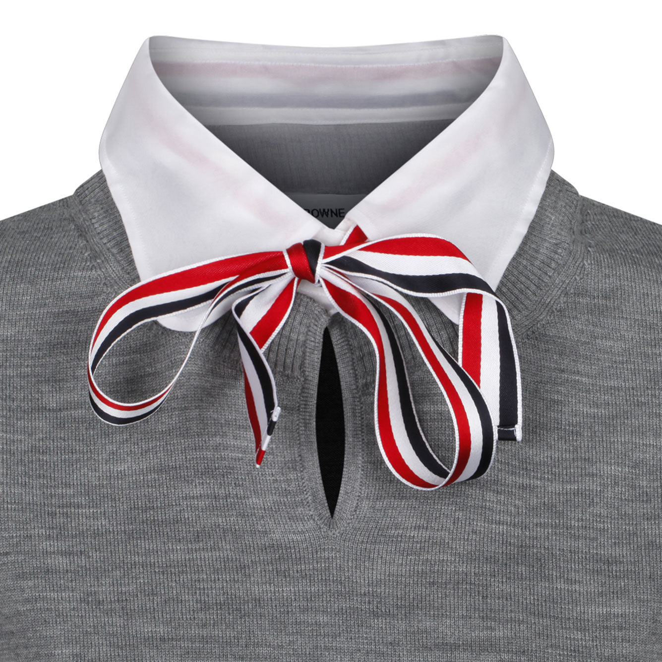 THOM BROWNE Classic Wool Sweater for Women