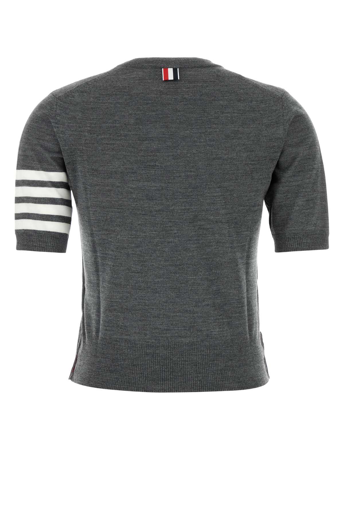 THOM BROWNE 4-Bar Wool Top for Women