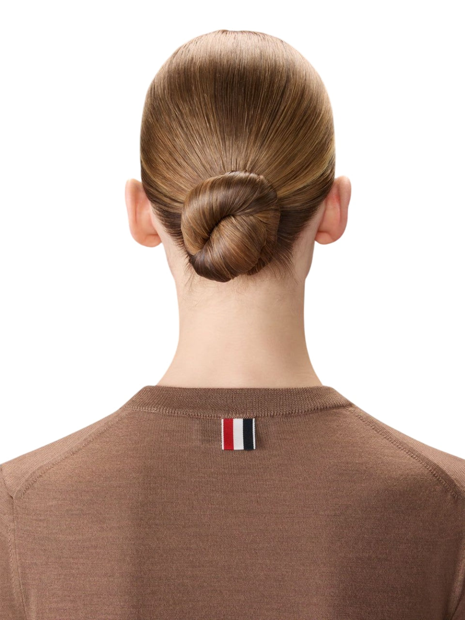 THOM BROWNE Merino Wool Tee for Women - Fall/Winter 2025