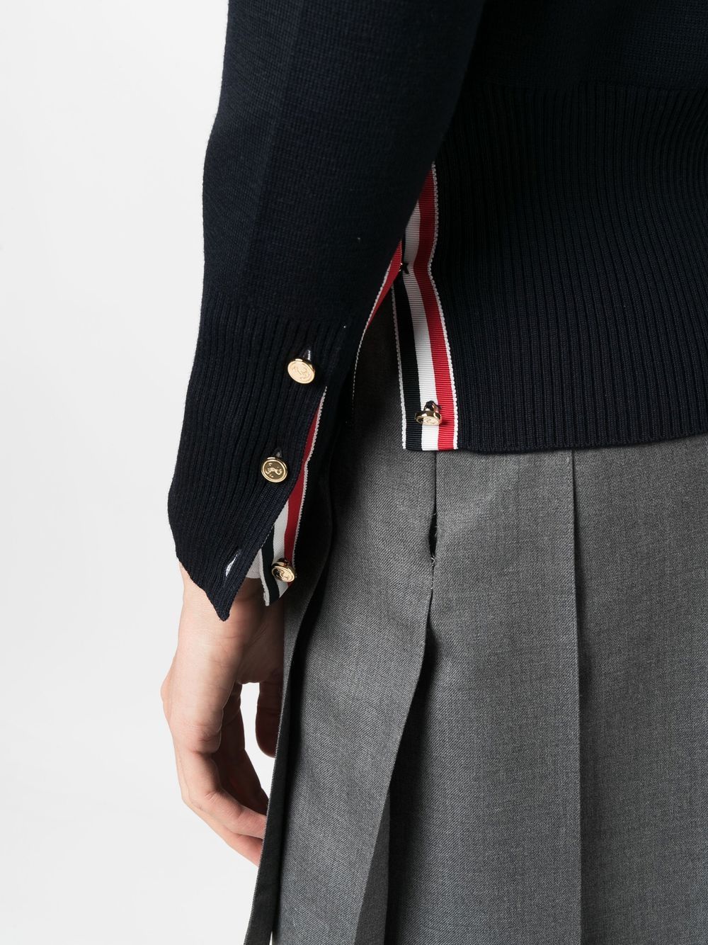 THOM BROWNE Men's Luxe Wool Sweater - FW25