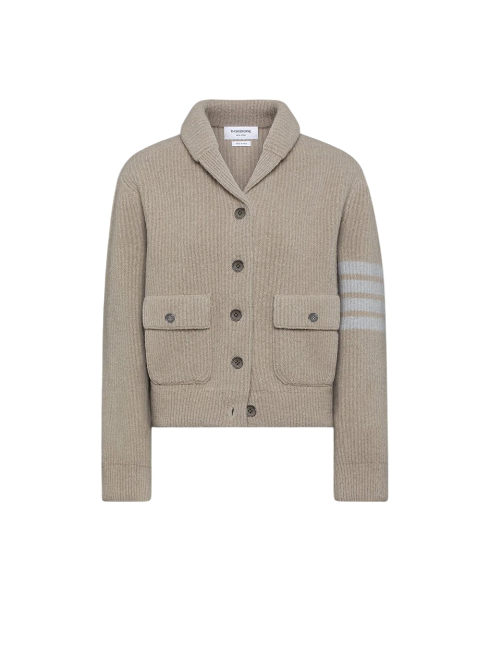 THOM BROWNE Wool Bomber Jacket for Women - FW25 Collection