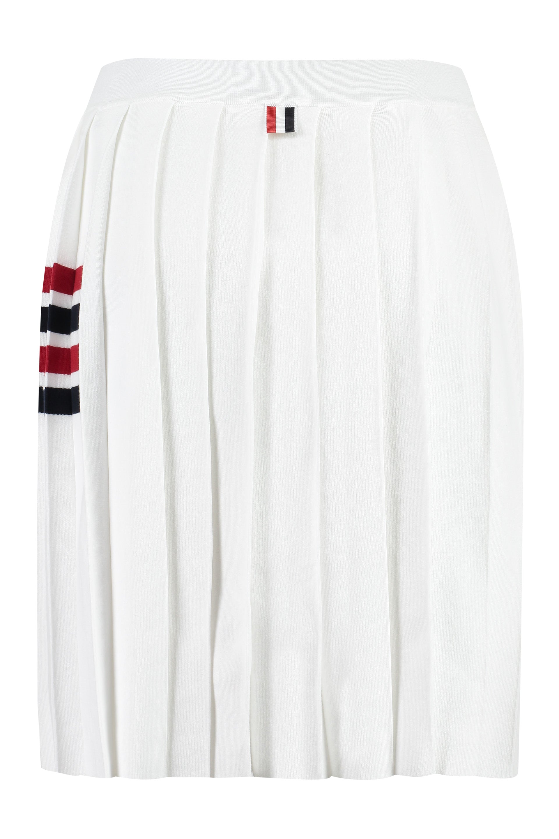 THOM BROWNE Pleated Knit Mini Skirt