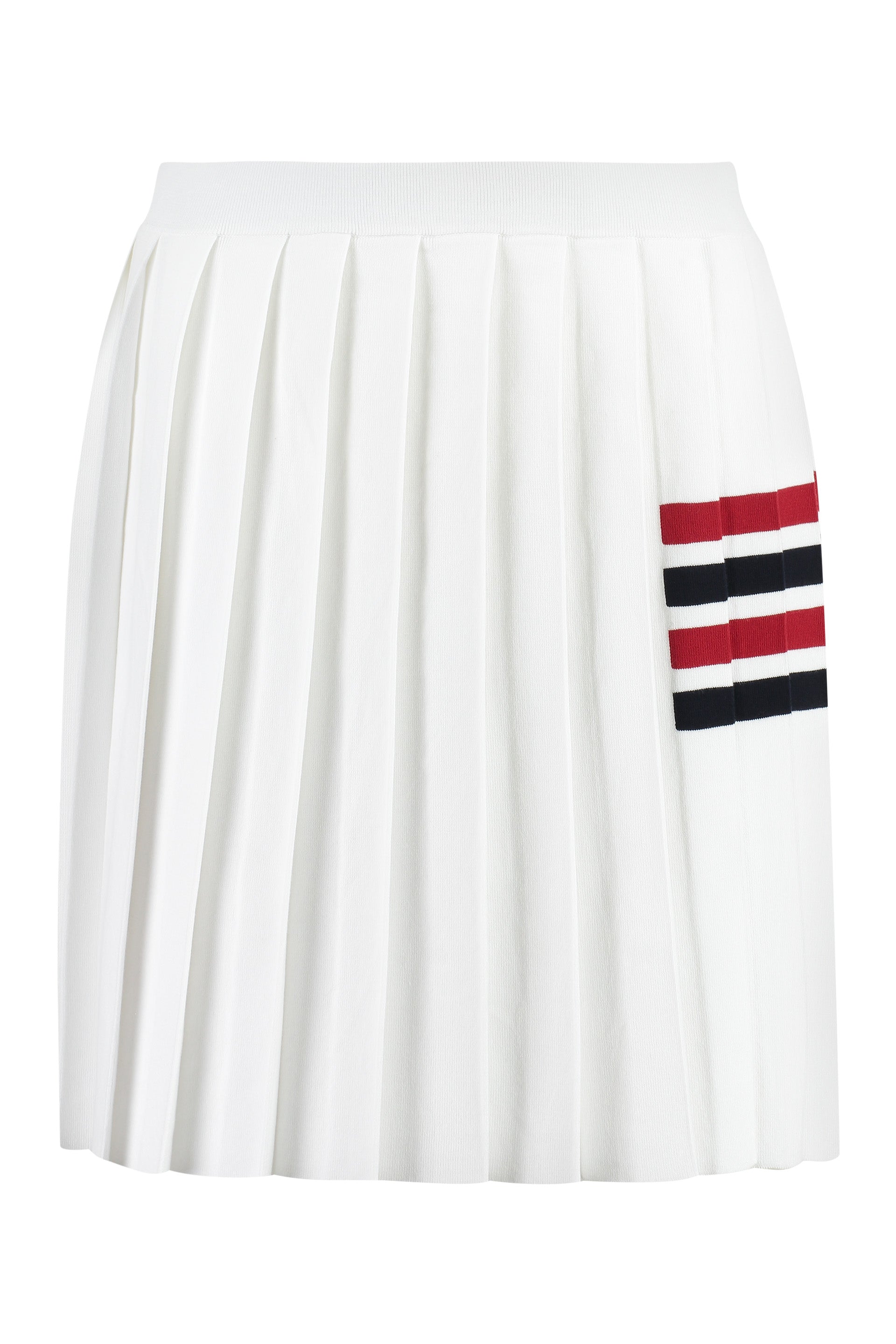 THOM BROWNE Pleated Knit Mini Skirt