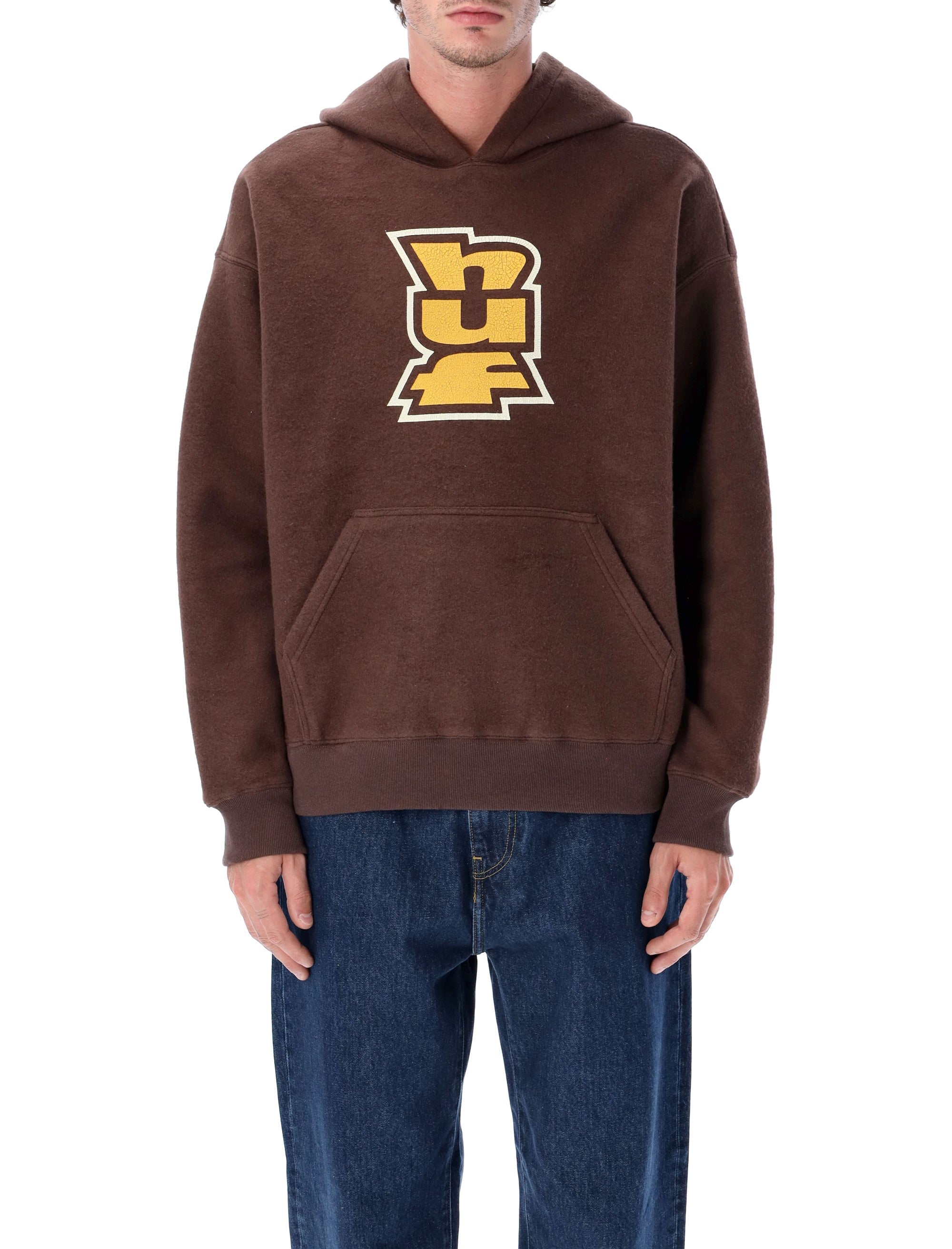 HUF Megablast Reverse Fleece Hoodie - Men's Large