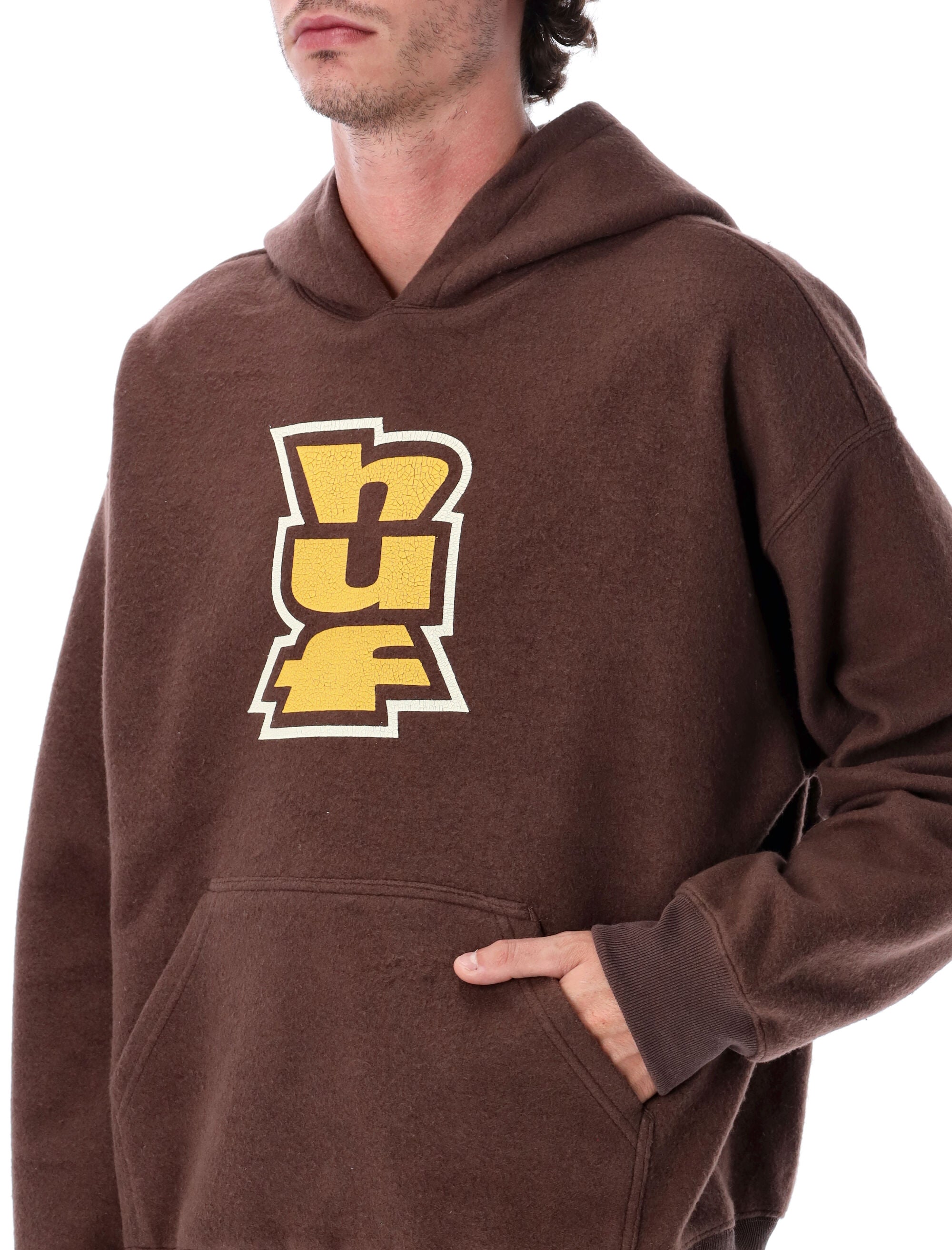 HUF Megablast Reverse Fleece Hoodie - Men's Large