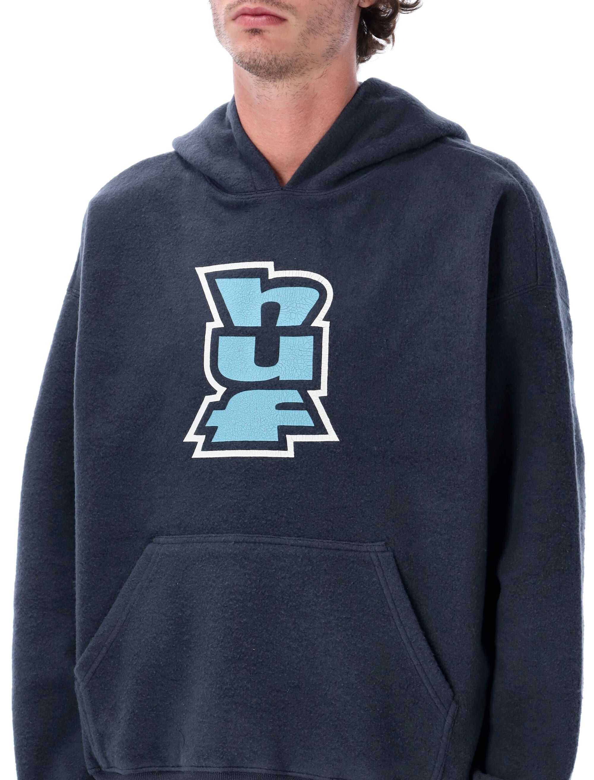 HUF MegaBlast Reverse Fleece Hoodie - Relaxed Fit
