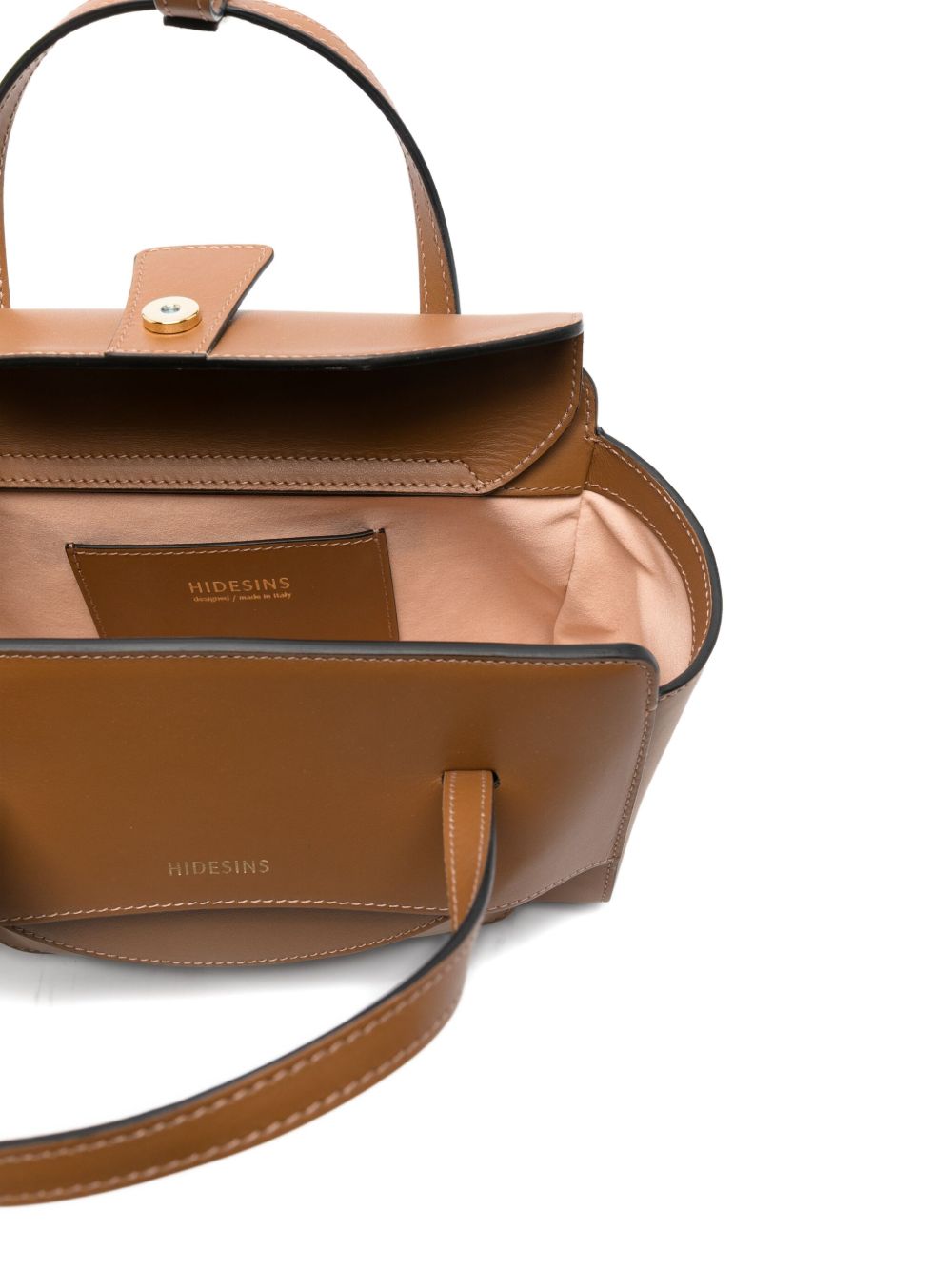 HIDESINS Mini Flap Small Leather Tote Handbag