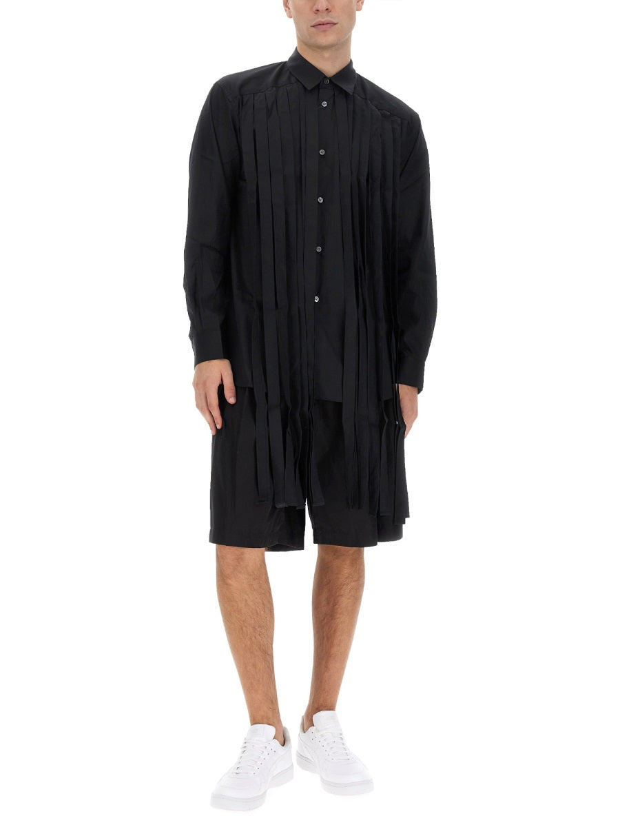 COMME DES GARÇONS SHIRT Fringed Cotton Shirt for Men - Size M