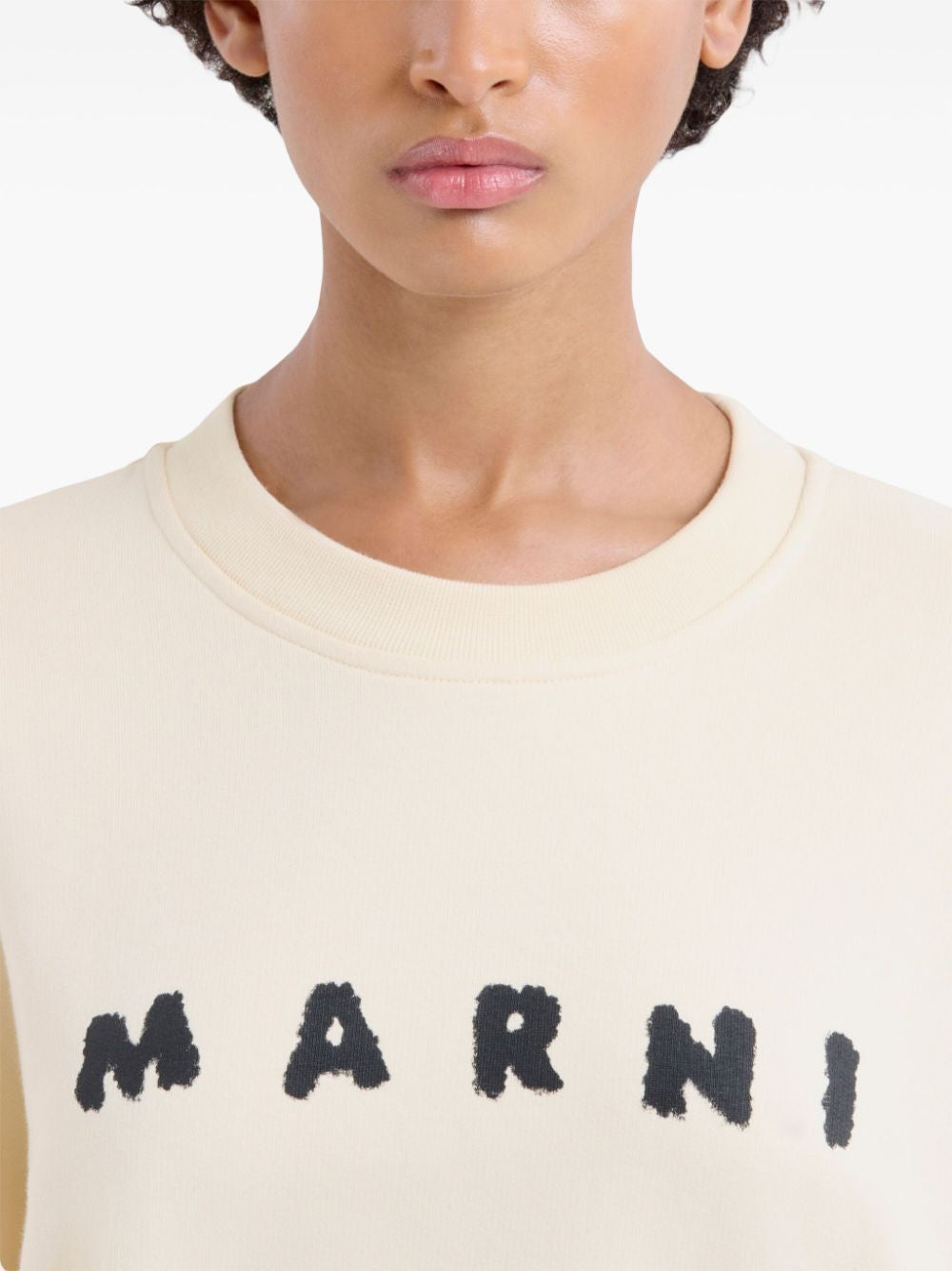 MARNI Cotton Sweatshirt with Print - Size 40