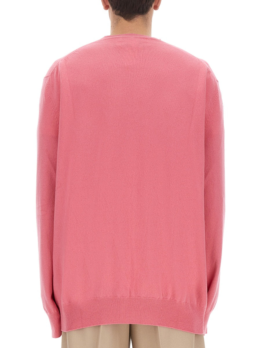 COMME DES GARÇONS SHIRT Men's Wool T-Shirt (Size L)