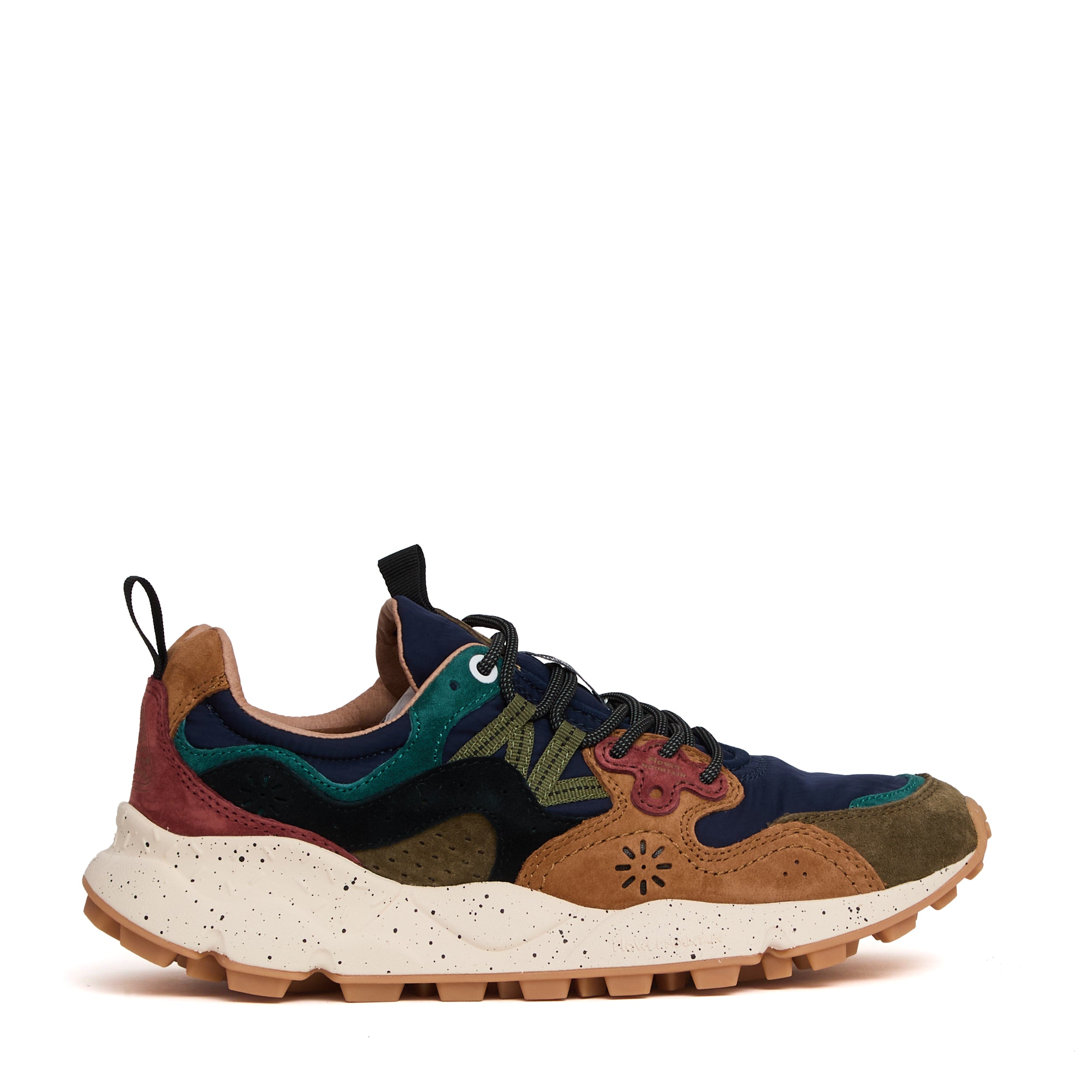 FLOWER MOUNTAIN Yamano 3 Men's Suede and Nylon Sneakers - FW25