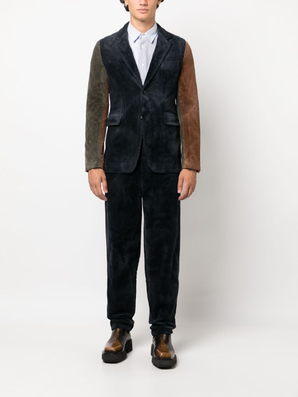 COMME DES GARÇONS Mid-Rise Cotton Twill Trousers for Men