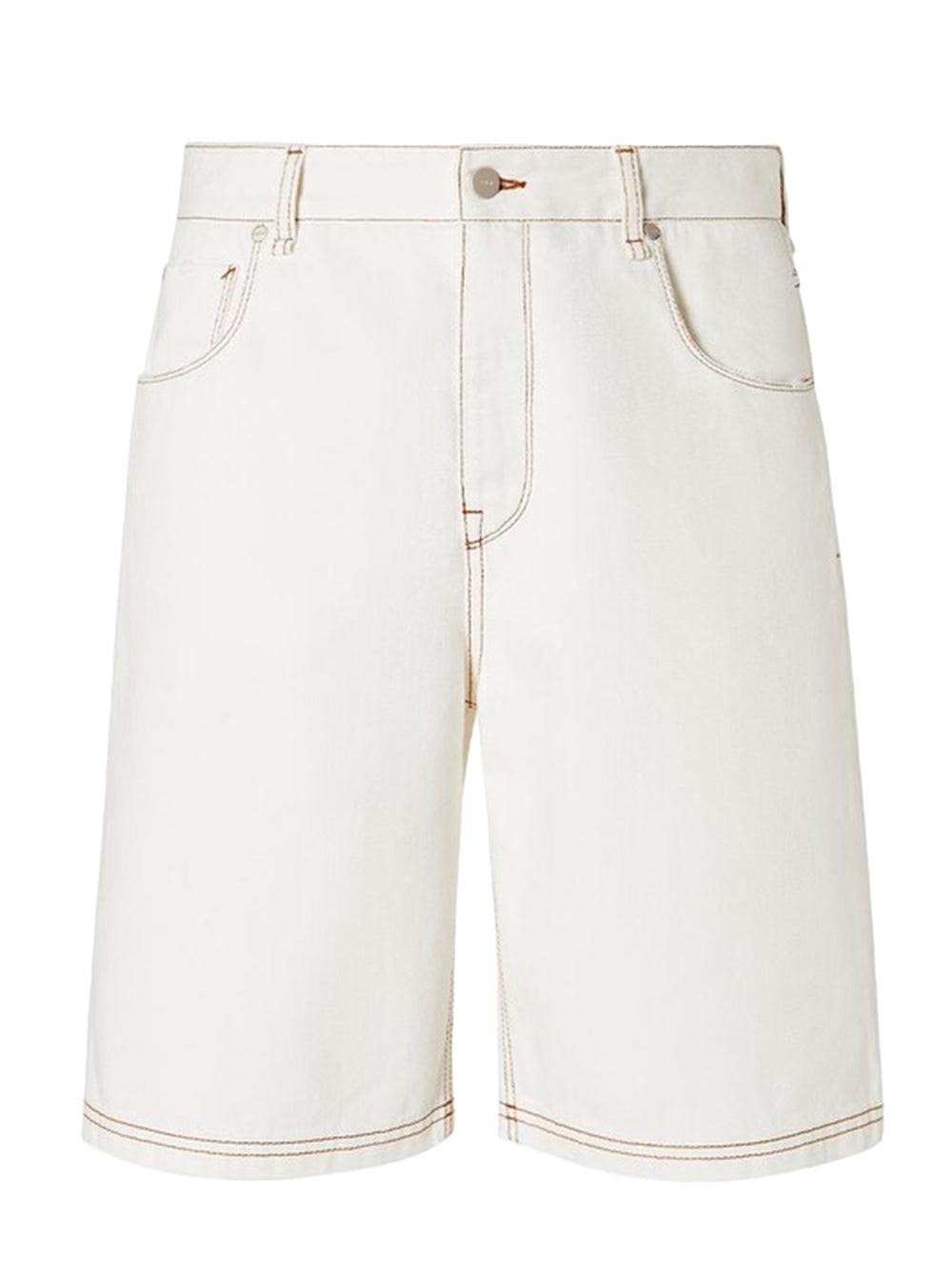 FENDI Men's Denim Bermuda Shorts - SS25 Collection