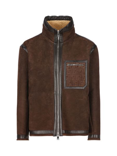 FENDI Chic Suede Jacket for Men - FW23 Collection