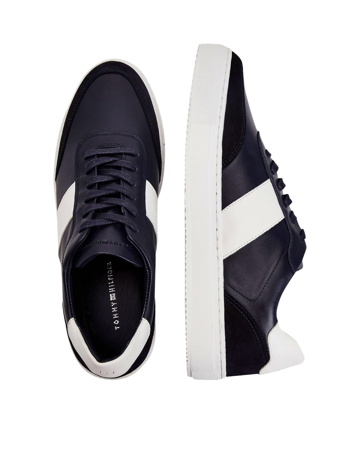 TOMMY HILFIGER Premium Cupsole Stripe Sneakers for Men